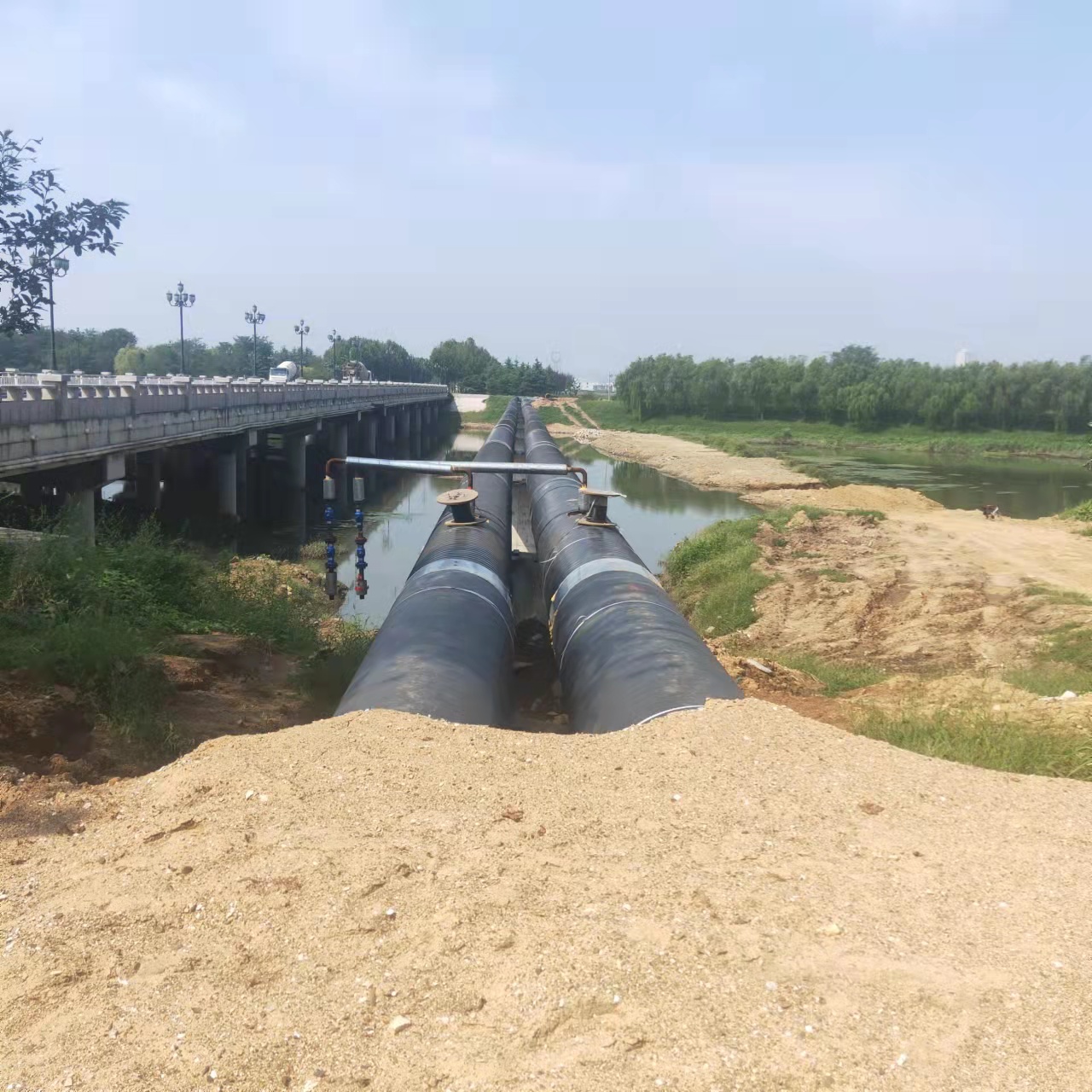 赵西垸林场输油管道清洗